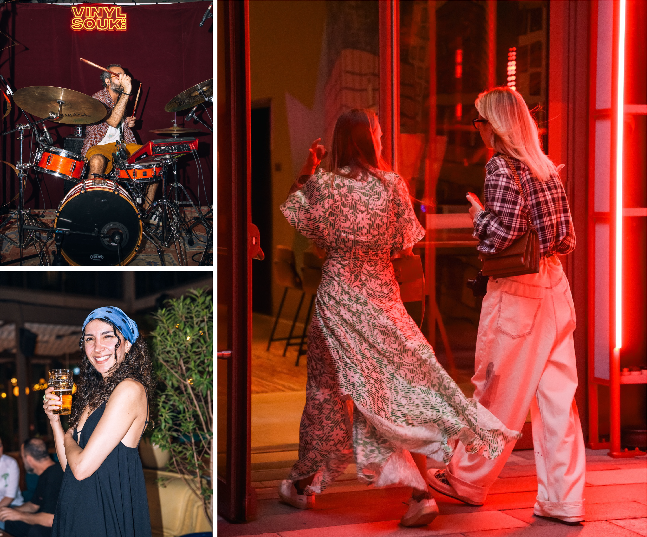 Photographs from the Vinyl Souk event at the 25h Hotel