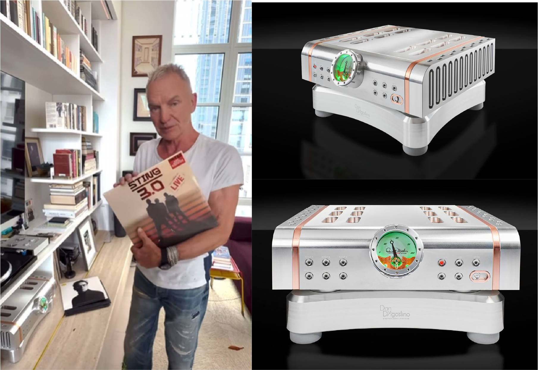 Sting 3.0 Live with Dan D'Agostino Momentum MxV Amplifier