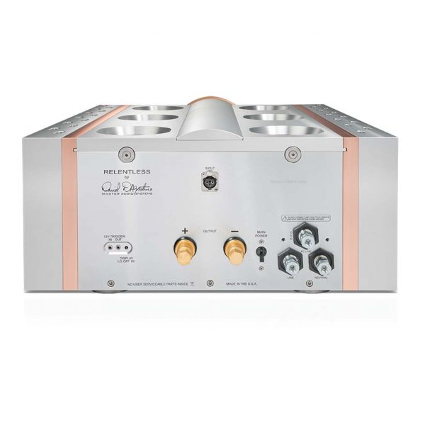 Dan D'Agostino Relentlesss Mono Amplifier Silver rear view