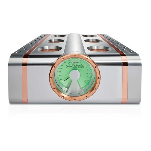 Dan D'Agostino Relentlesss Mono Amplifier Silver front view