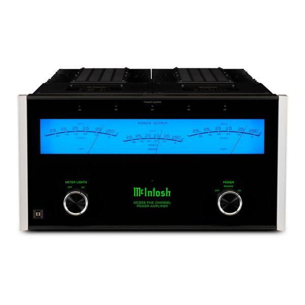 Mcintosh MC255 Home Theater Amplifier studio shot