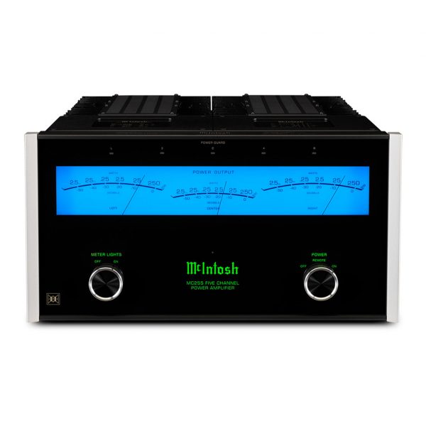 Mcintosh MC255 Home Theater Amplifier studio shot