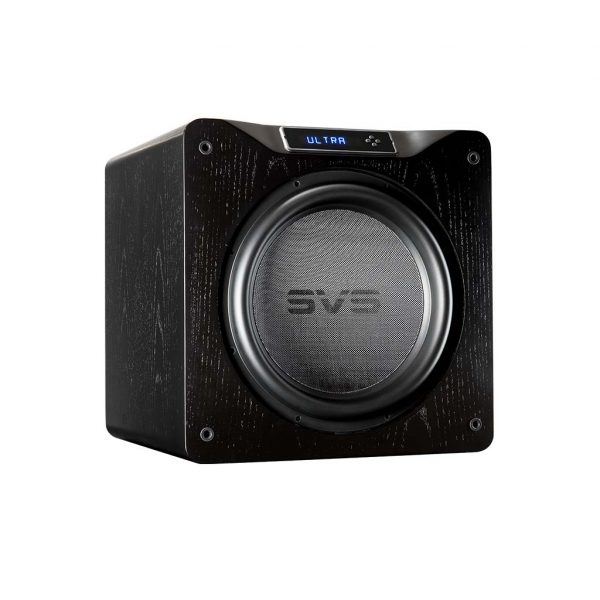 An angled shot of the SVS SB16-Ultra subwoofer