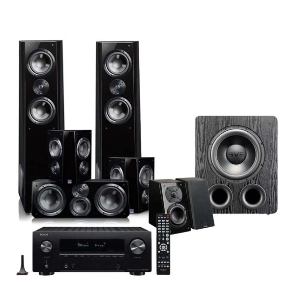 Ultra Tower 5.1.2 Home Theater System x AVR-X2700H studio shot