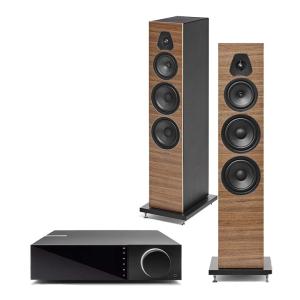 Dubai Audio's dual offering of the Sonus Faber Lumina V loudspeakers and the Evo 150 All-in-one Network Player