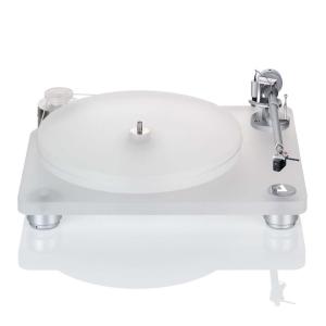 Overhead photo of the Clearaudio Emotion SE turntable
